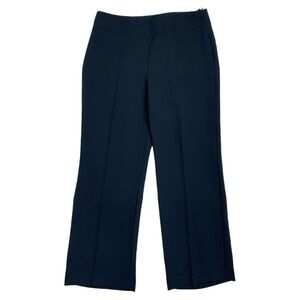 NWT Talbots Heritage Straight Leg Trouser Pant in Black Size 12